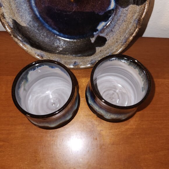 Handcrafted Ceramic Plate & Cup Set By Cathe - Picture 2 of 10